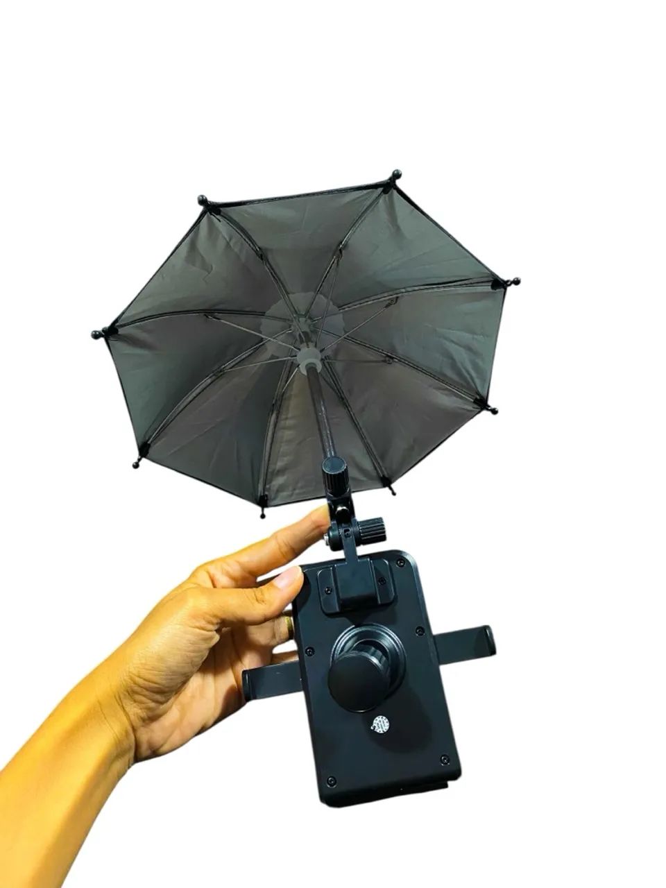 SUPORTE DE CELULAR PARA MOTO COM MINI GUARDA CHUVA OBERON OR-SP25 - Foto 3