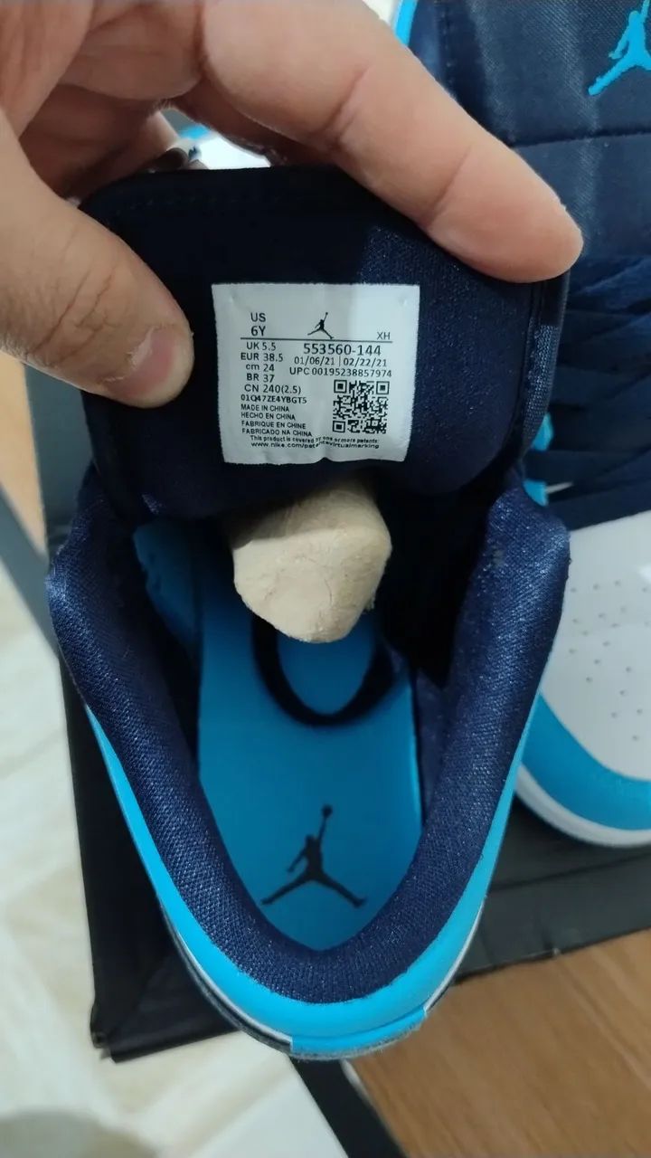 Jordan 1 low unc original t:37  - Foto 5