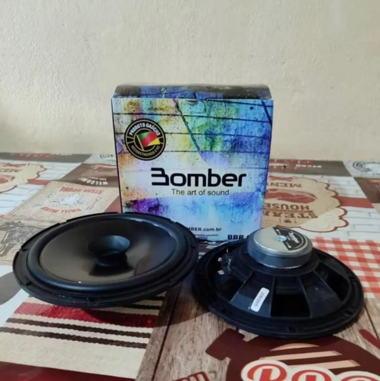 PAR Auto Falante Bomber 6 Polegadas NOVOS