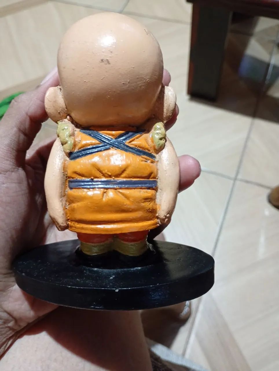 Kuririn Dragon Ball em resina - Foto 4