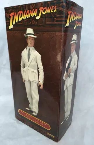 boneco Rene Bellok Dc Comics Sideshow Indiana Jones  - Foto 3