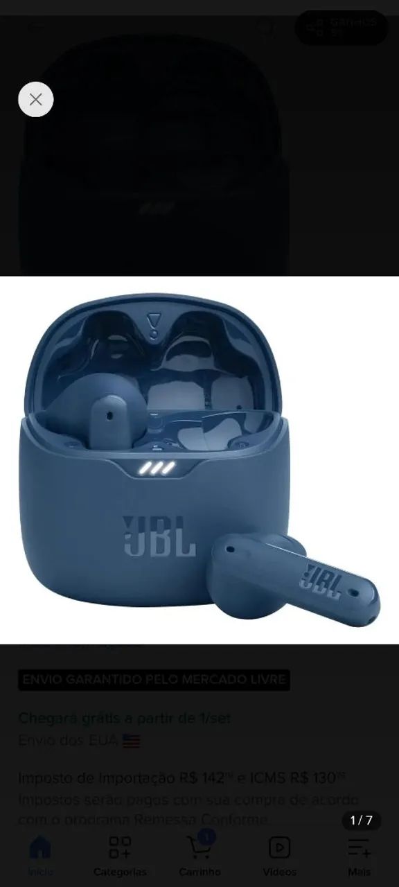 JBL TUNE FLEX AZUL - Foto 2