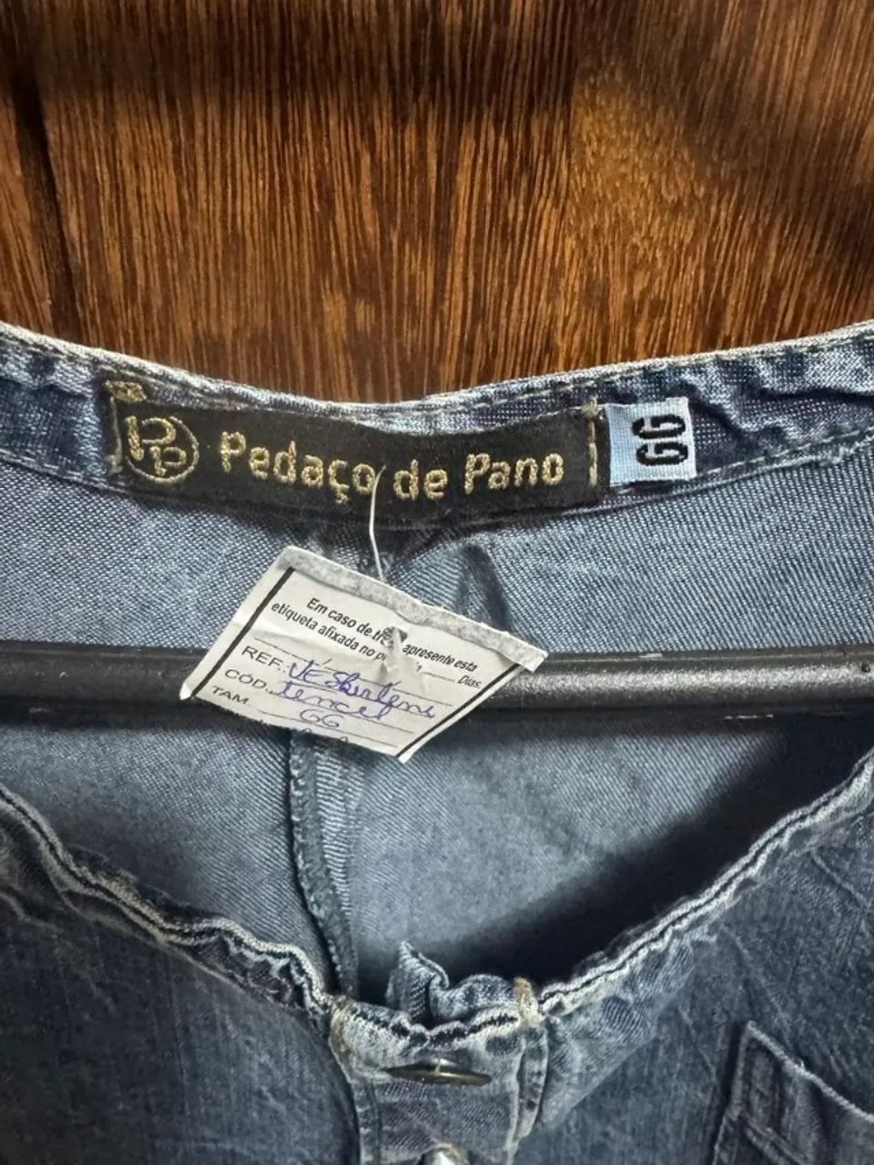 vestido pedaço de pano jeans gg - Foto 2