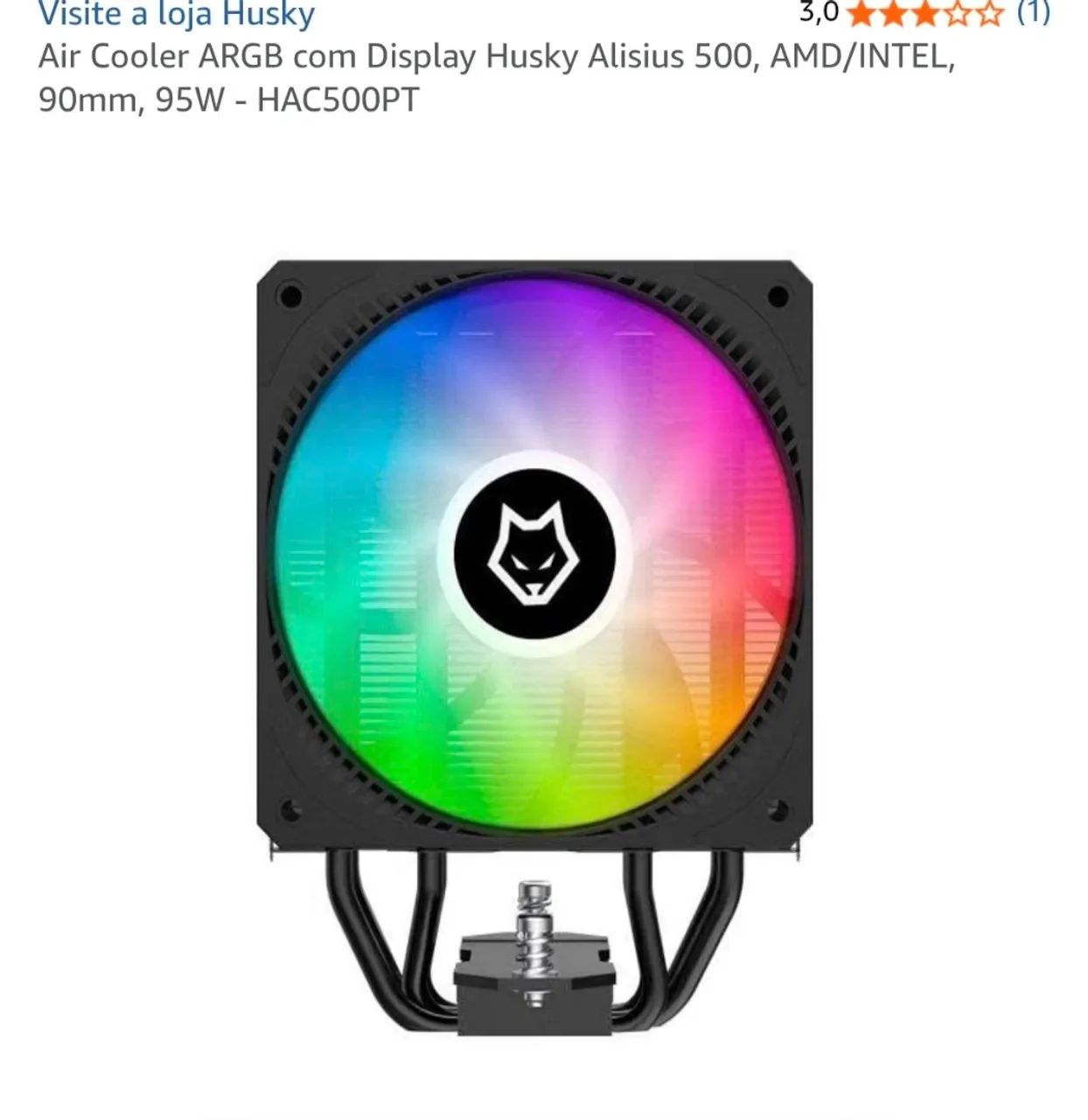 Air Cooler ARGB com Display Husky Alisius 500 - Foto 4