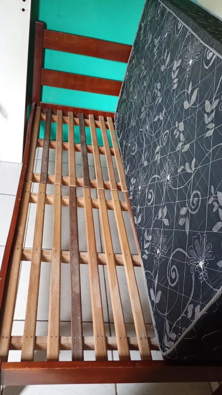 Cama de solteiro com colchão D45 - Foto 2