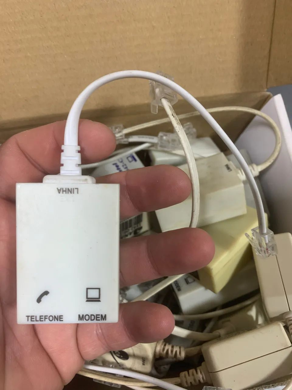 Kit Spliter ADSL com rabicho - Foto 3