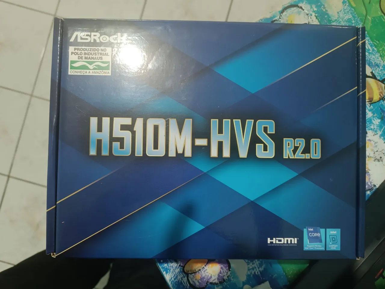Placa mãe h510m-HVS R2.0 QUEBRADA - Foto 5