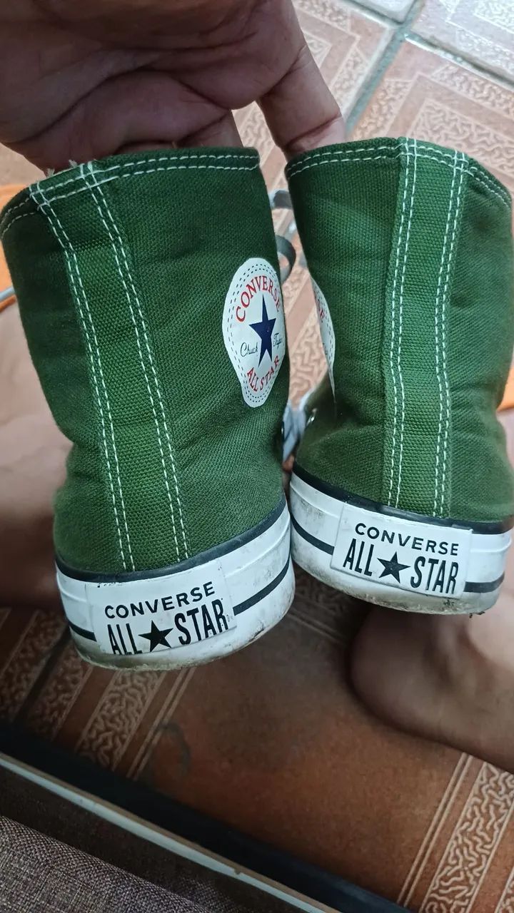 TÊNIS ALL STAR CANO LONGO VERDE  - Foto 3