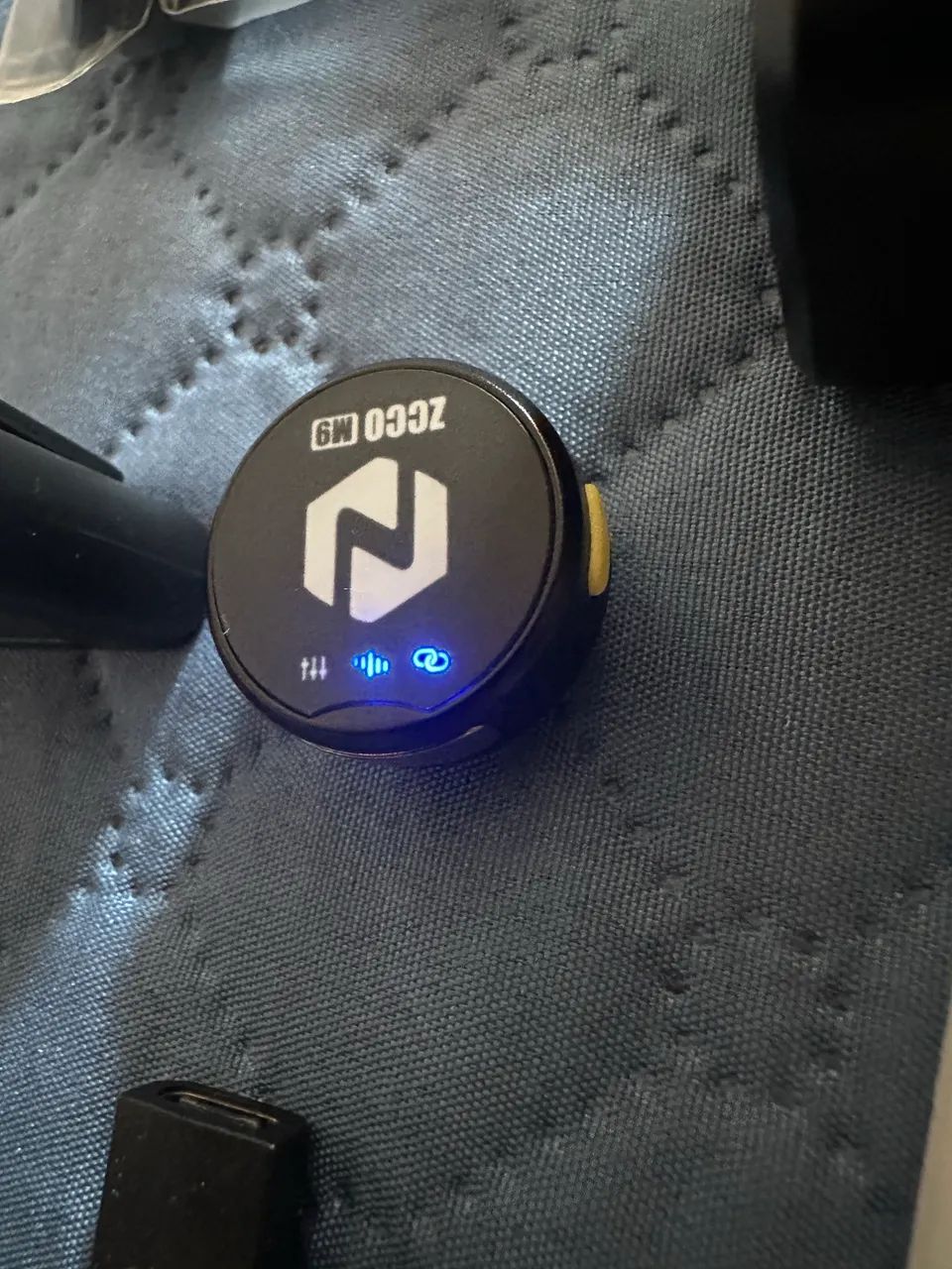 Microfone Lapela Sem Fio ZCCO M9 Max Duplo - Cancelamento de Ruído - Foto 4