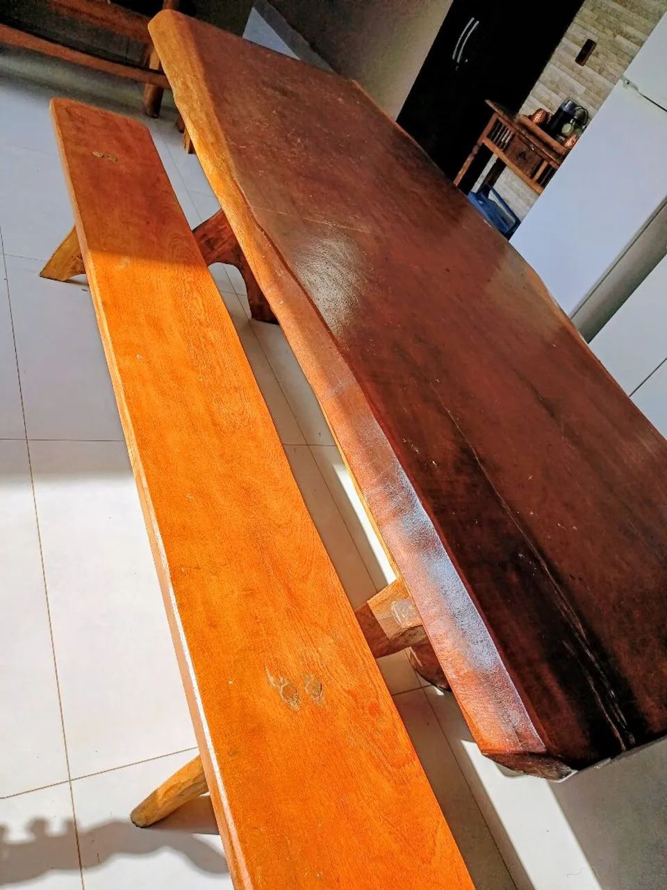 Mesa rústica madeira 