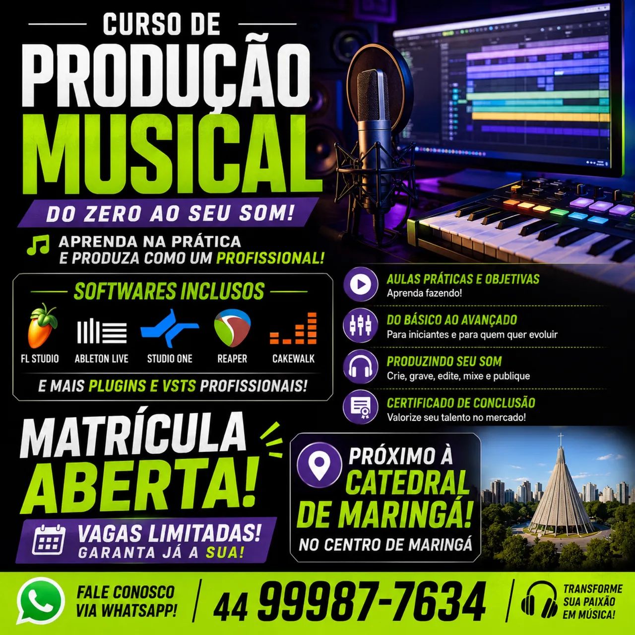 Curso de produção músical