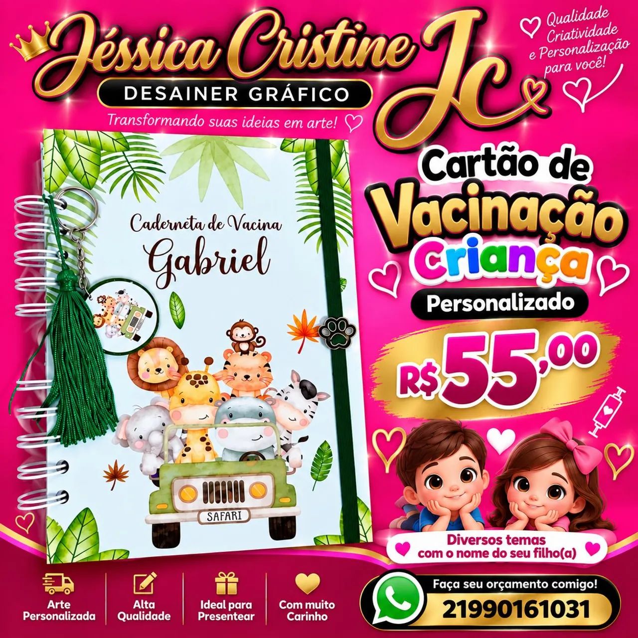 Jéssica Cristine desainer gráfico Jc  - Foto 5