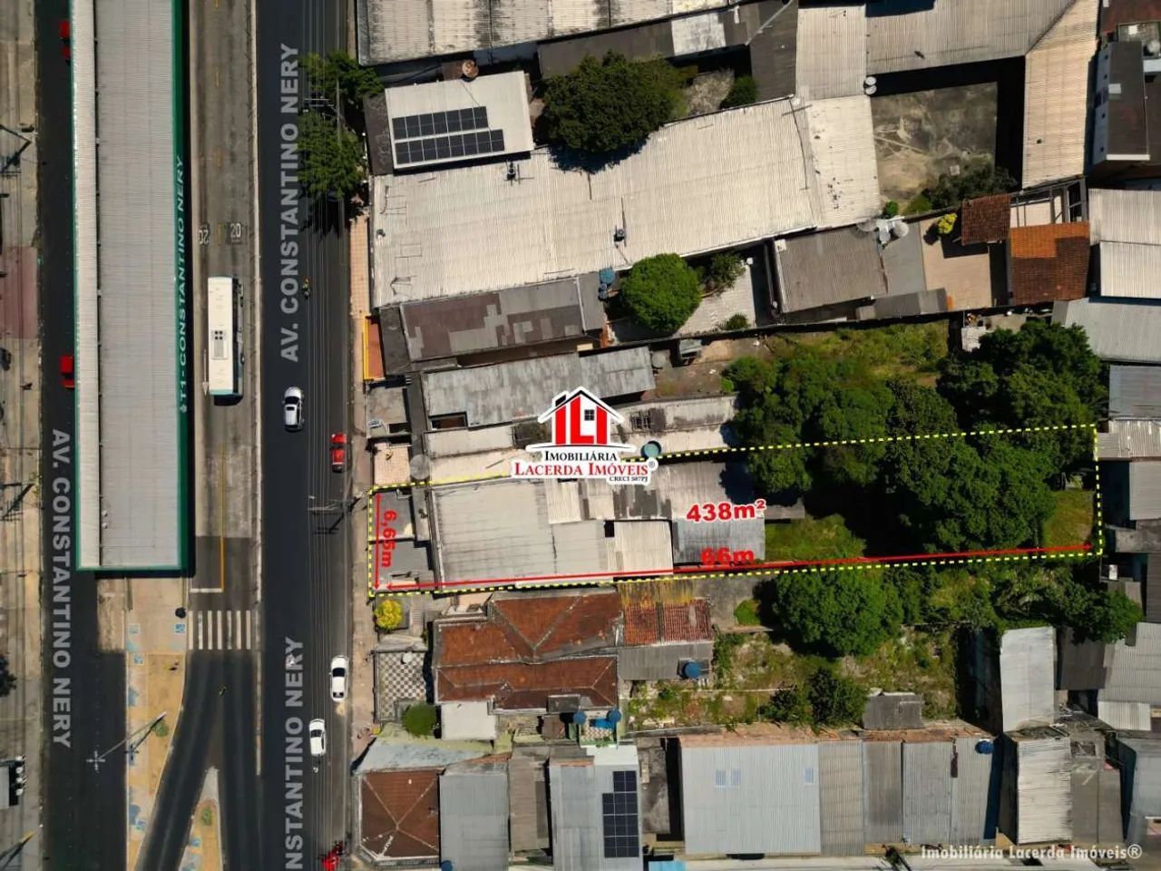 Casa na Av. Constantino Nery, 6,65x66= 438m², Terreno na Constantino Nery, TEM REGISTRO - Foto 2