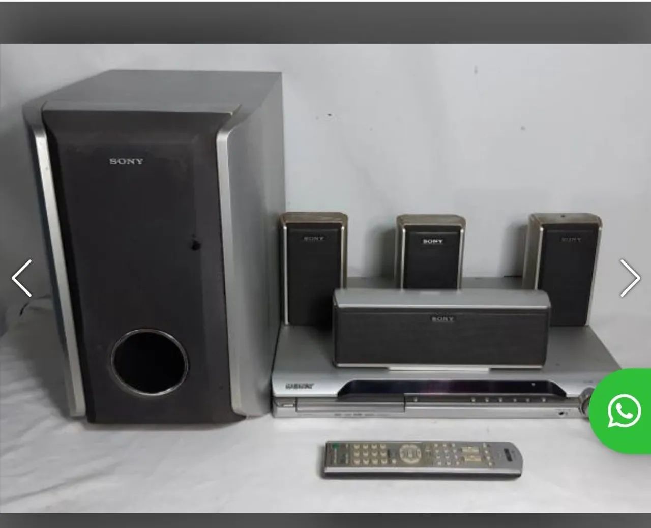 Home Theater Sony 5.1 e subwoofer - Foto 4