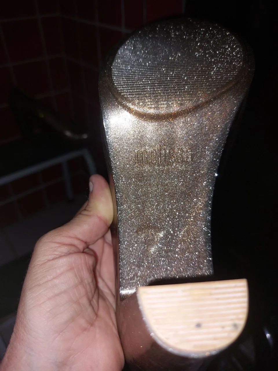 MELISSA -37 (BEGE/GLITER) - Foto 2