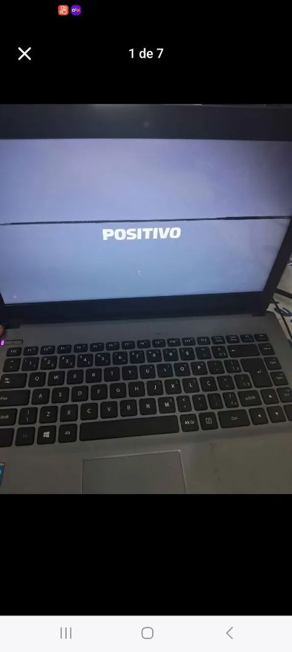 Vendo notebook da positivo com defeito R$149