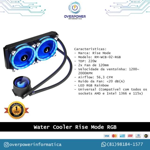 Water Cooler 240mm Rise Mode RGB