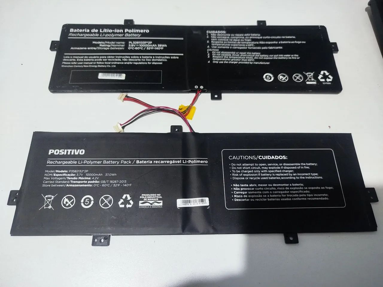 VENDO 2 BATERIAS PARA NOTEBOOK POSITIVO MOTION Q232A E SIMILARES 