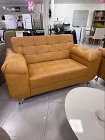 Conjunto Sofá Confort Fixo Solar Couro - (2/3 Lugares) Entrega DF e Entorno - Foto 3