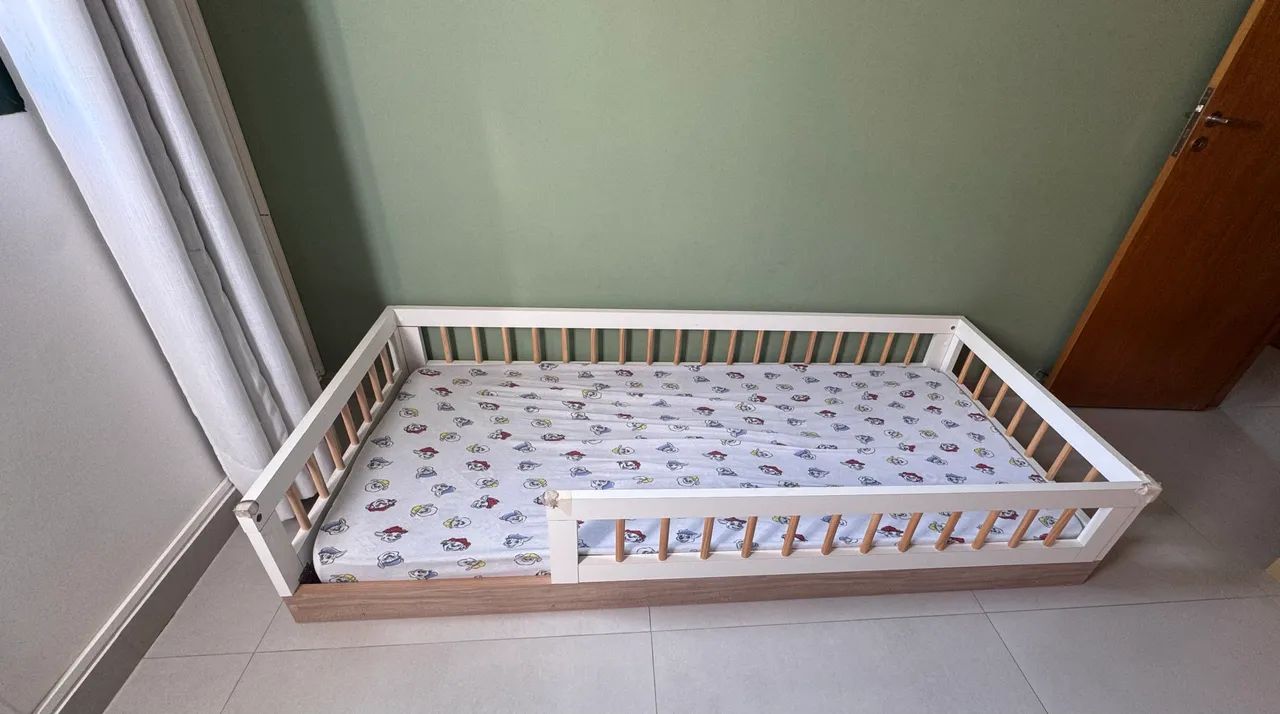 Cama montessoriana de solteiro Affeto + Colchão  - Foto 2