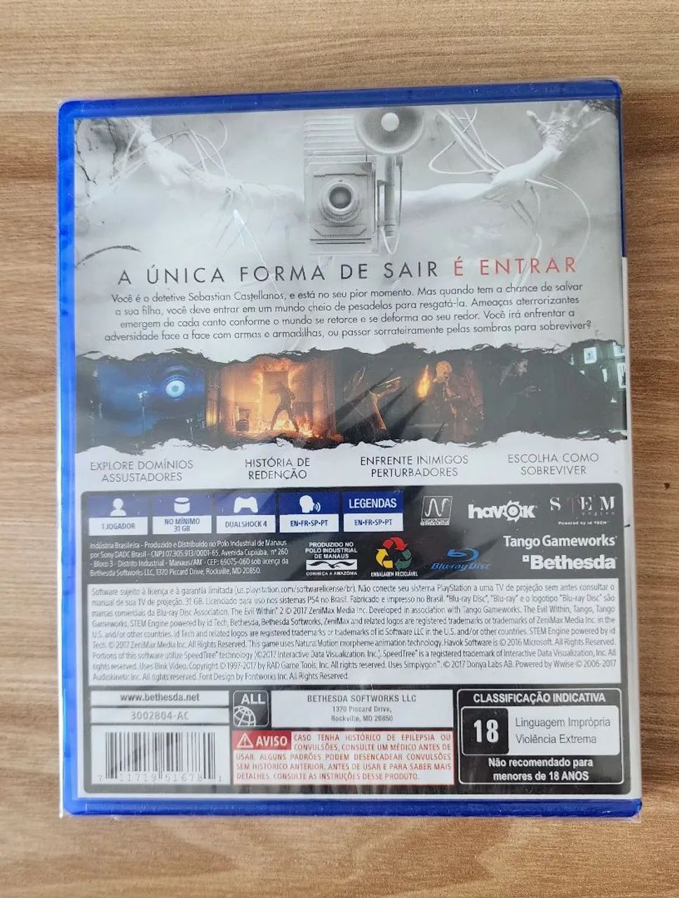 Game PS4 Lacrado Raridade The Evil Within - Foto 2