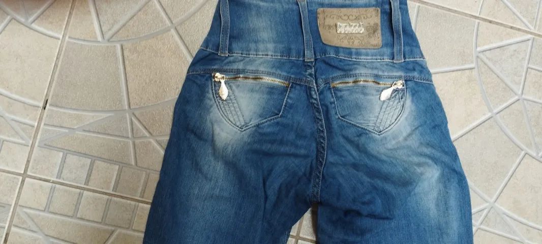 Calça jeans feminina 36 - Foto 3