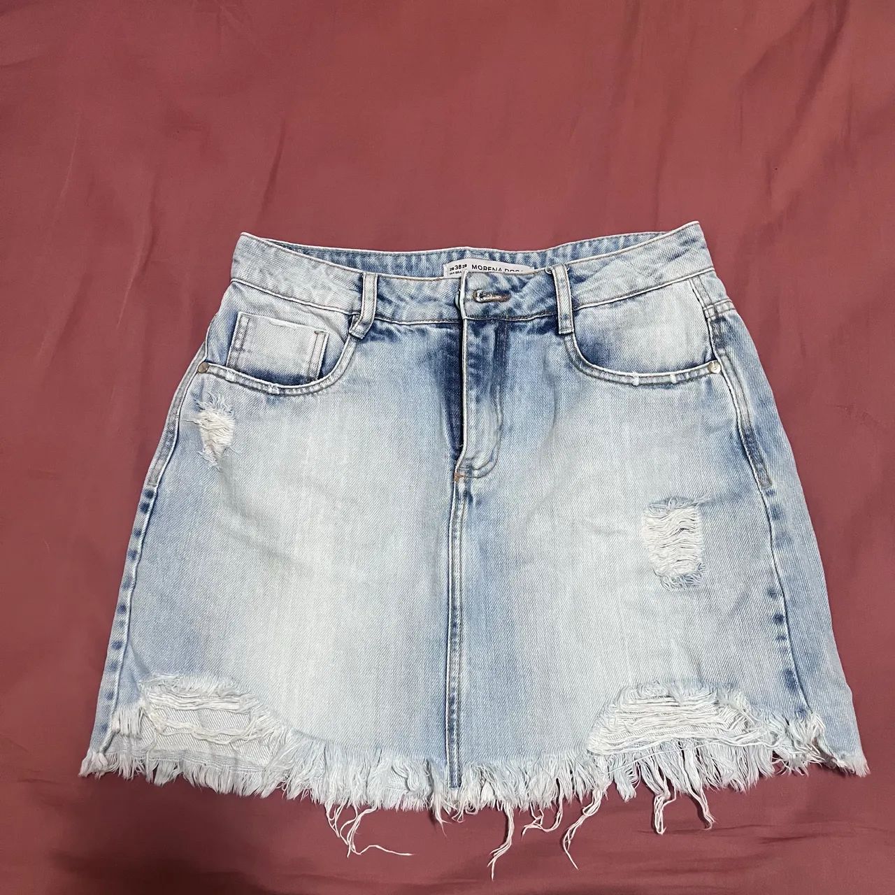 Saia jeans Morena Rosa   - Foto 2