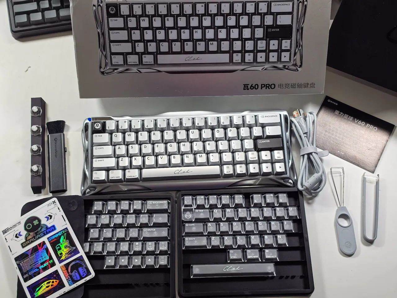 Gravastar V60 Pro Deluxe Edition - Dual Keycap Gift Box Set