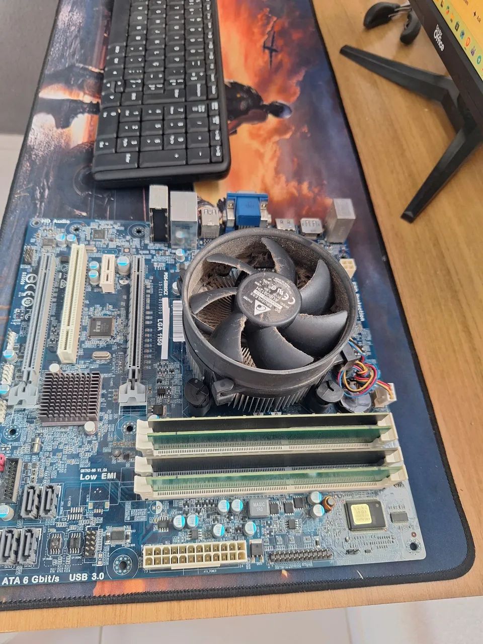 Kit Placa mãe i5 4440,  24GB memória 