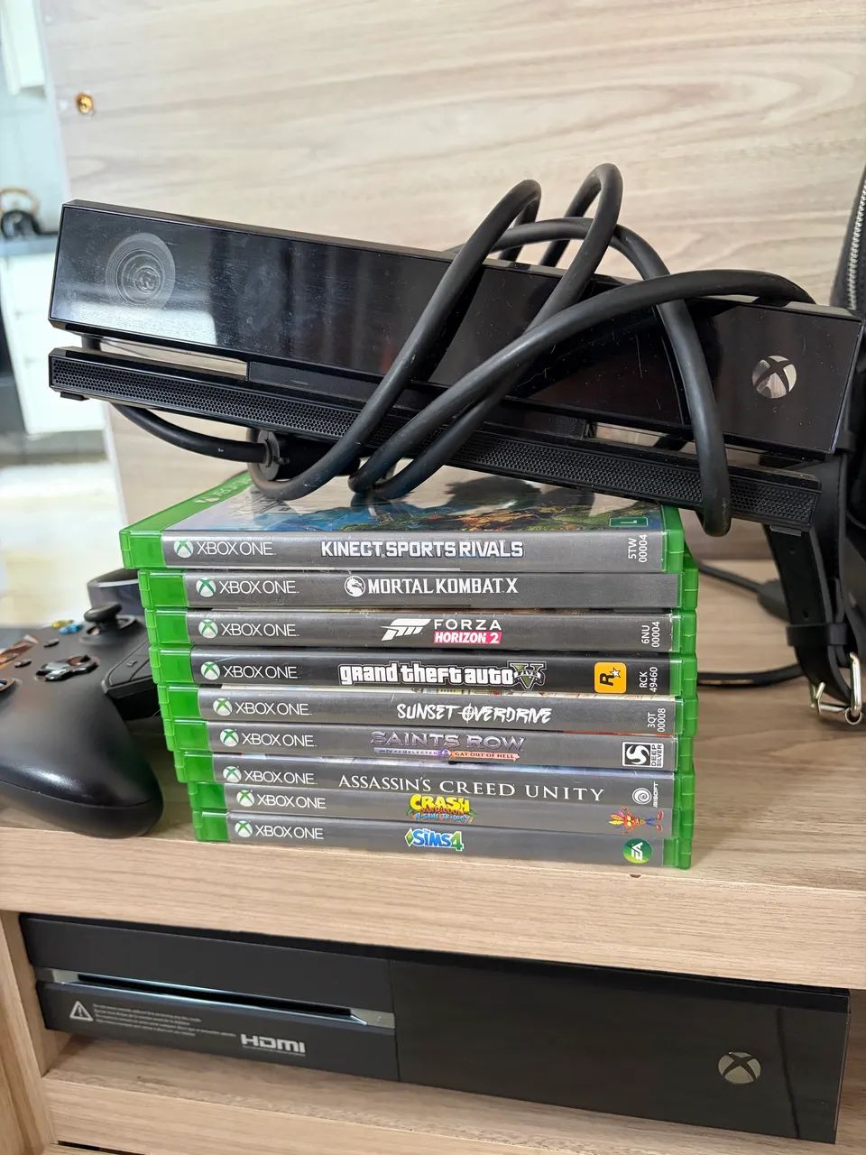 XBOX ONE COM KINECT E JOGOS