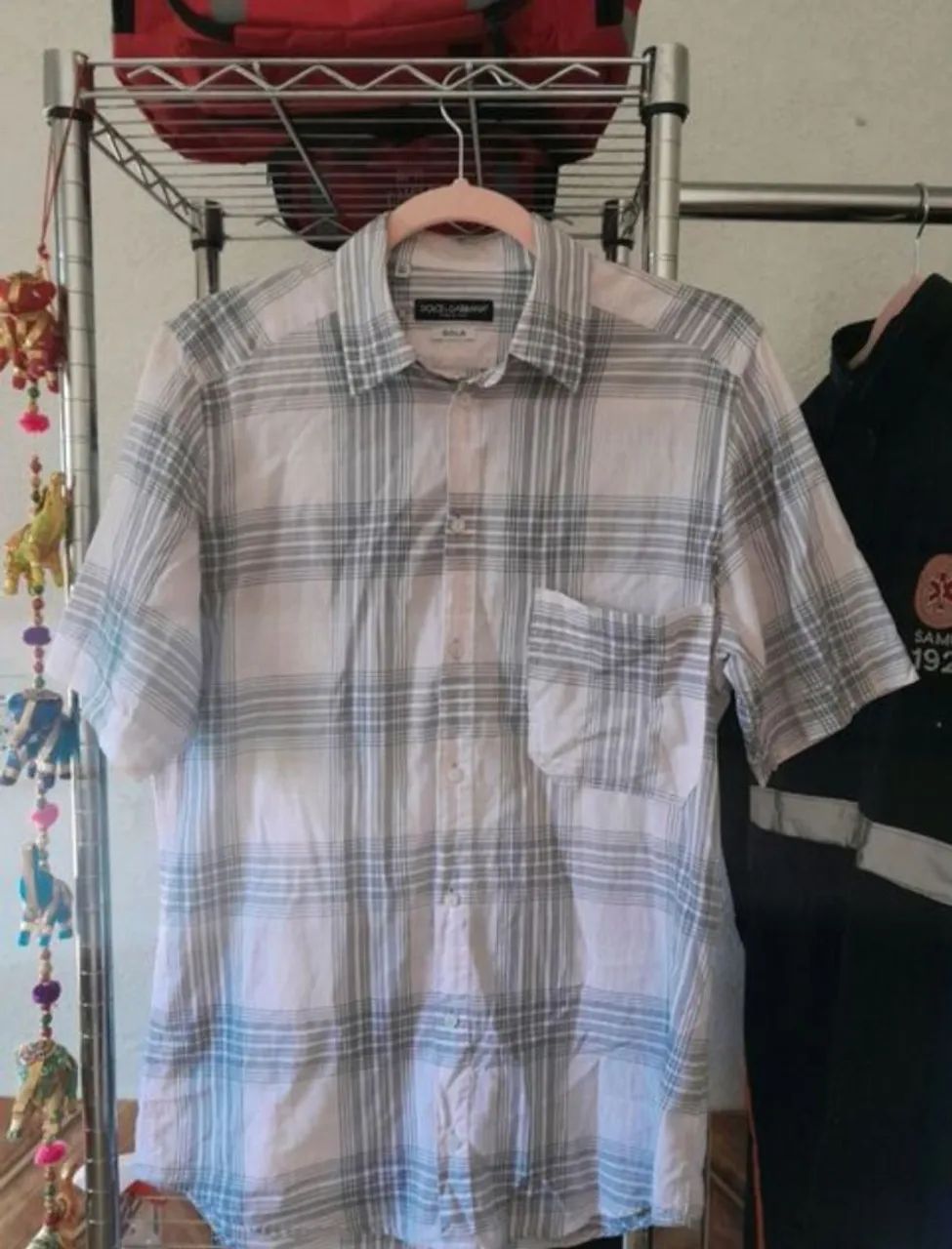 Camisa dolce e gabbana p com avarias ler anuncio