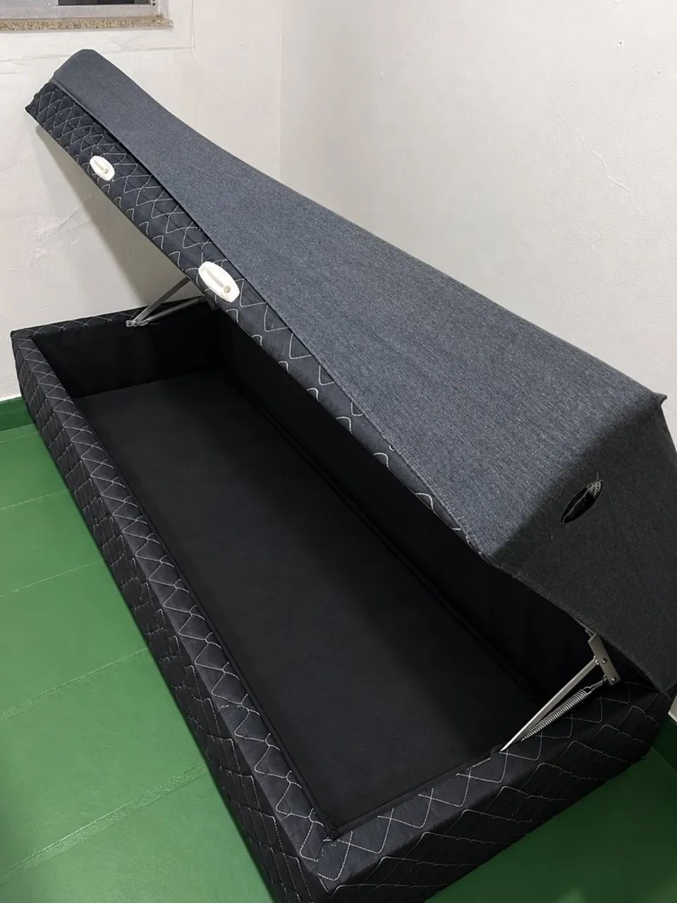Cama baú solteiro 