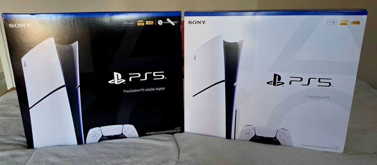 MOLEZA LACRADO- PLAYSTATION 5 - 01 DIGITAL E 01 COM LEITOR  - Foto 2