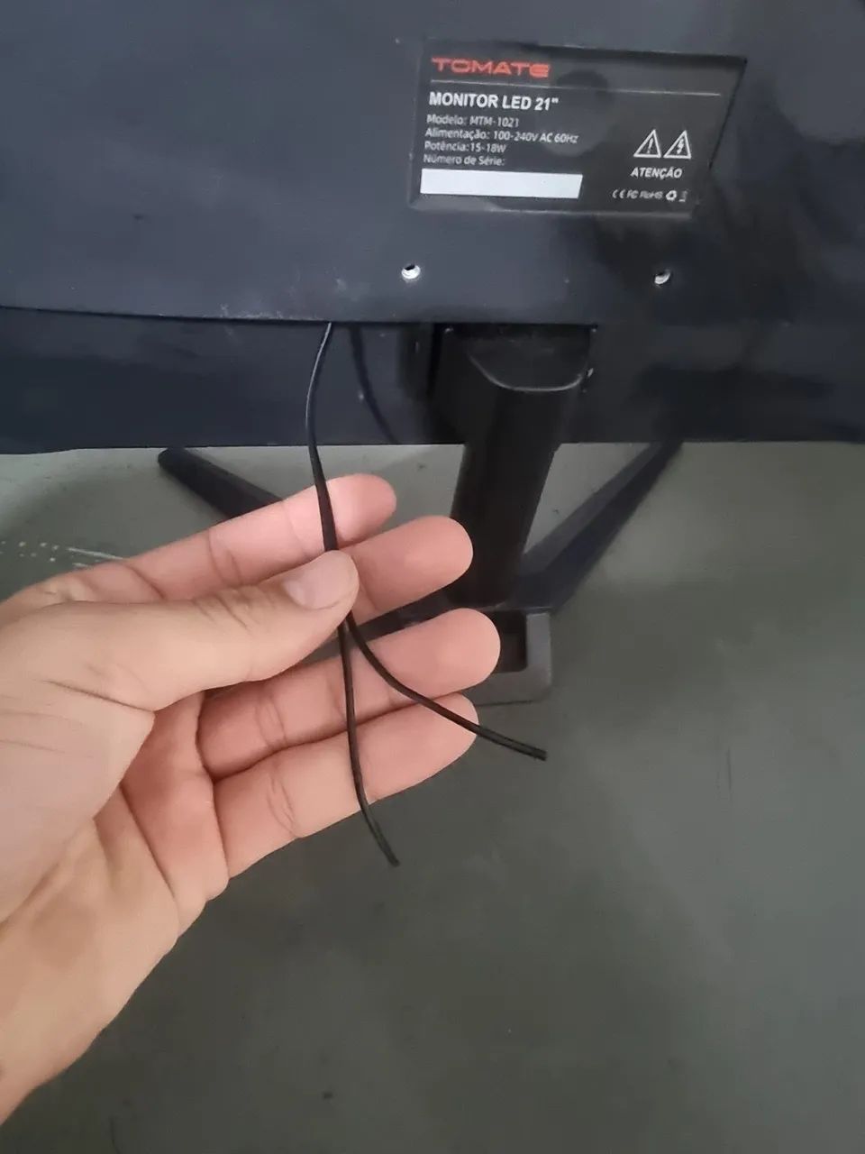 Tela de 21 polegadas da marca tomate. - Foto 3