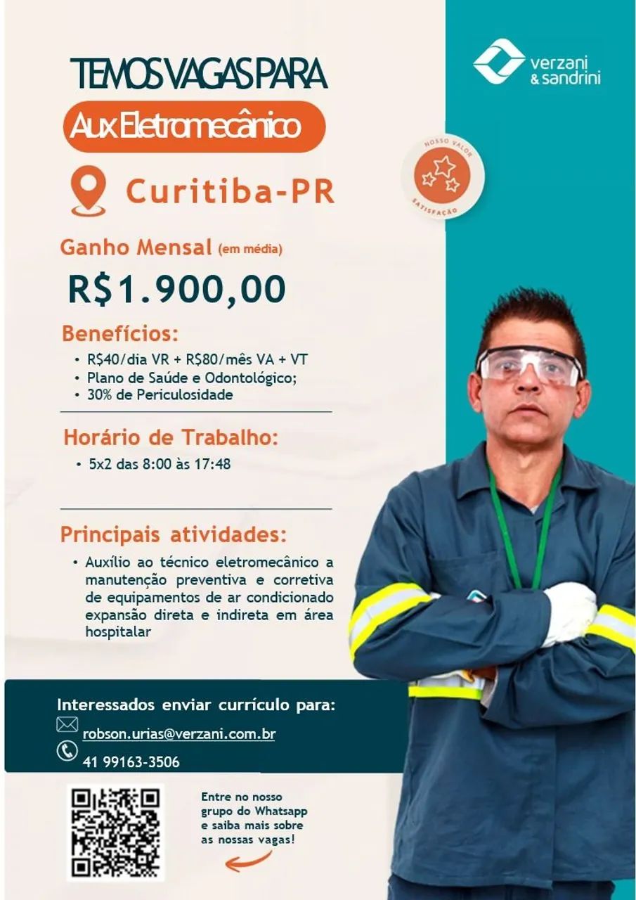 Auxiliar Eletromecânico de Climatização 