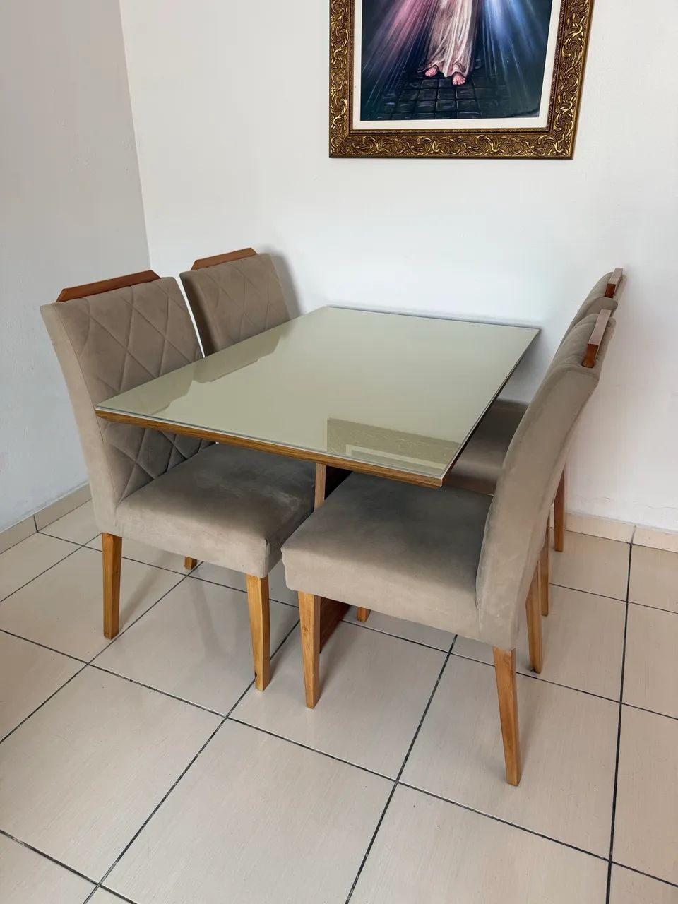 Mesa de Jantar 4 cadeiras - Foto 2