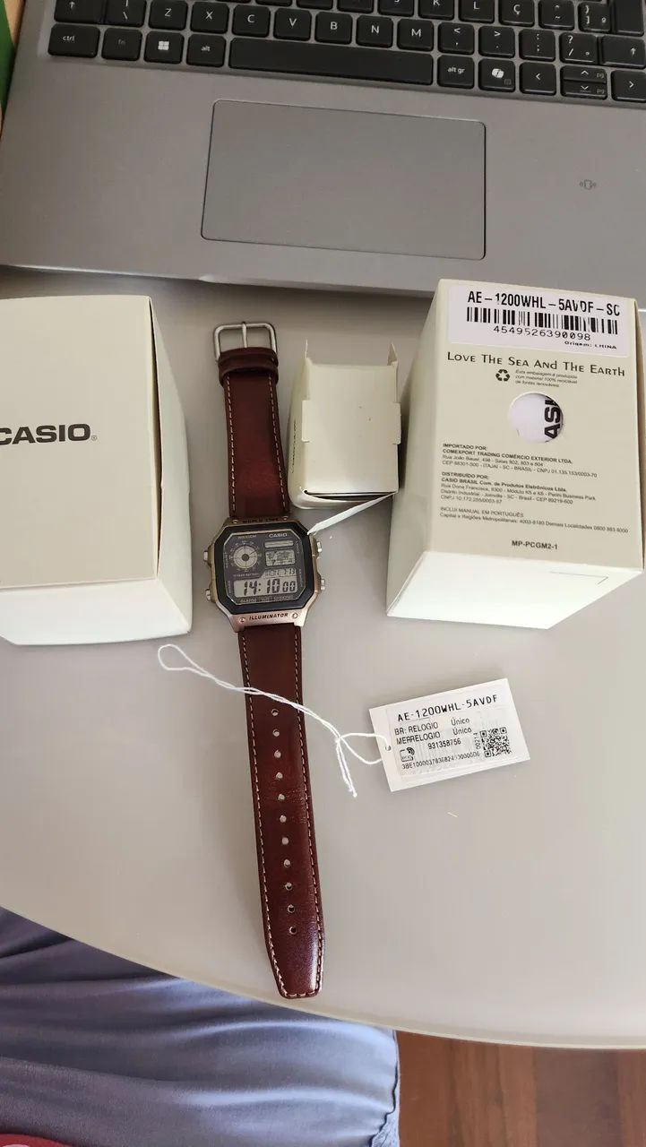 Casio AE-1200WHL usado como novo - Foto 4