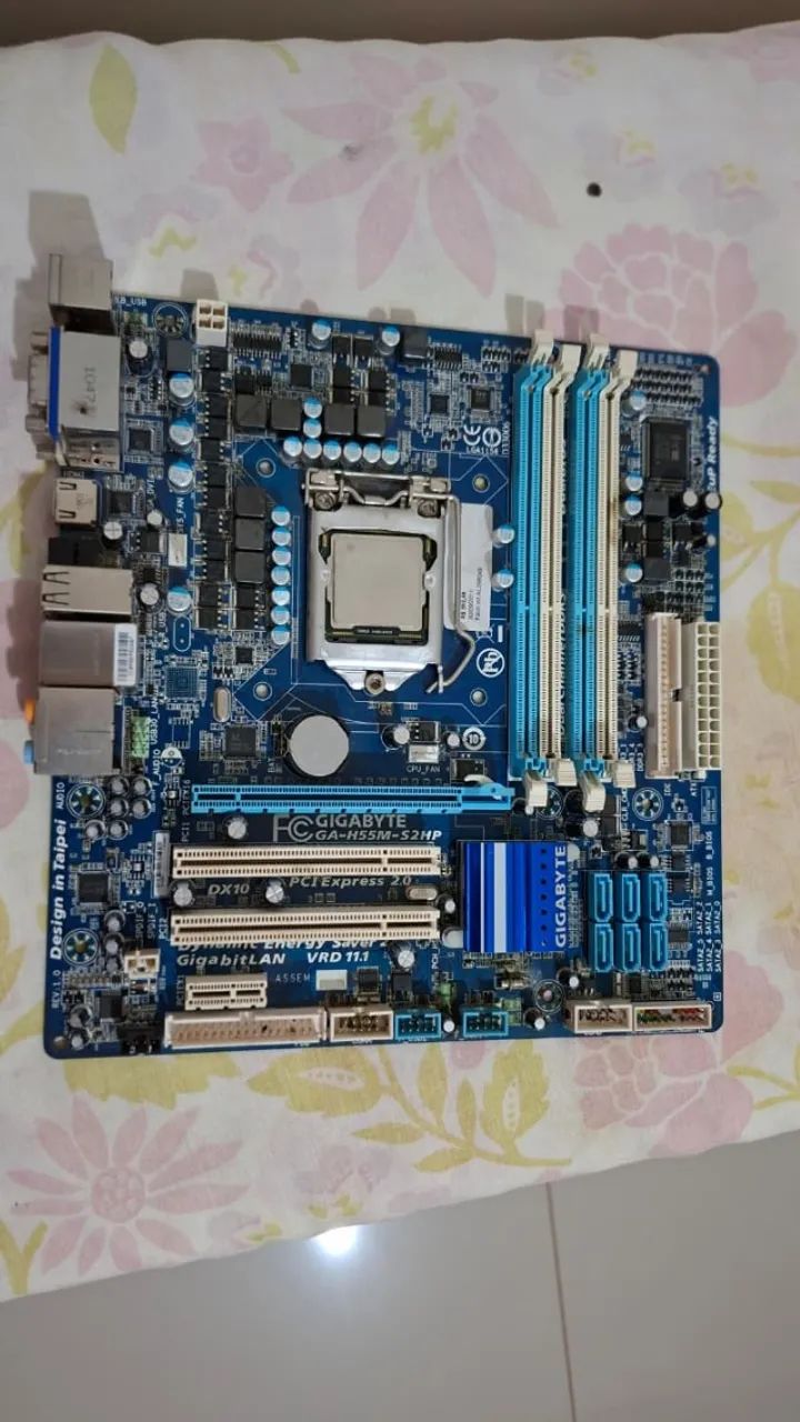 Kit Placa Mae e Processador Intel i5 550