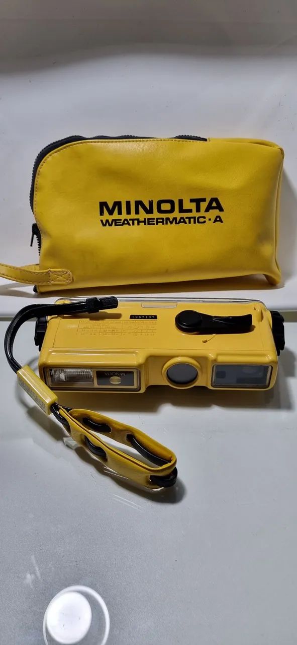 Camera Minolta amarela - Foto 2
