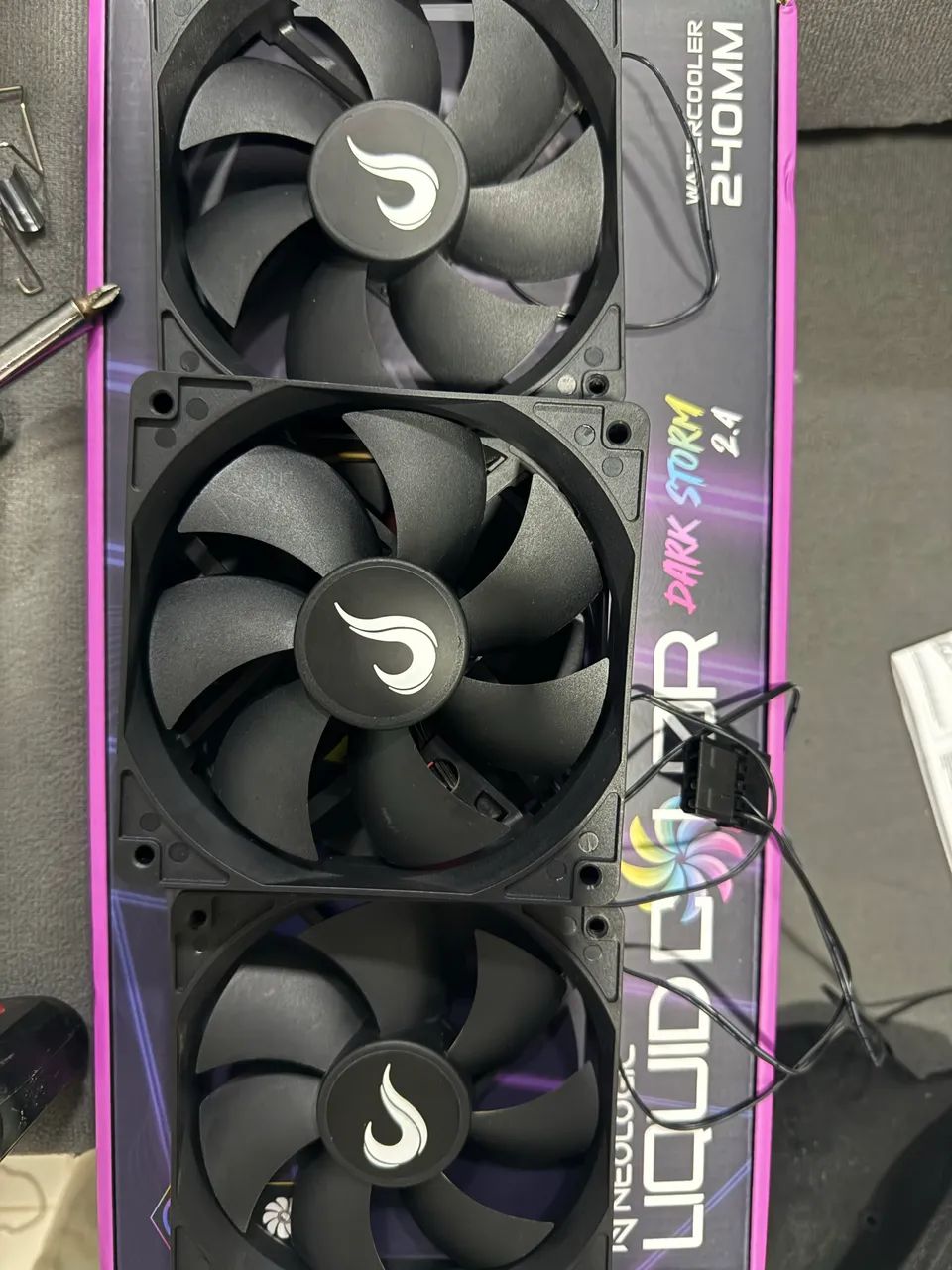 Kit de Fans Rise mode black 6UN - Foto 3