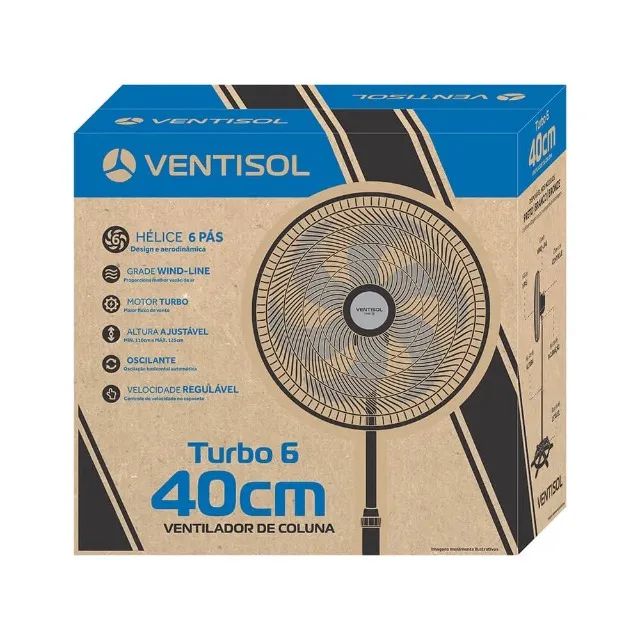 Ventilador Ventisol 40cm Coluna  - Foto 5