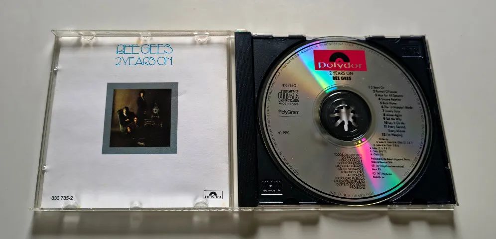 CD Bee Gees - 2 Years On  - Polydor Poltgram - Ind. Brasileira - Foto 3