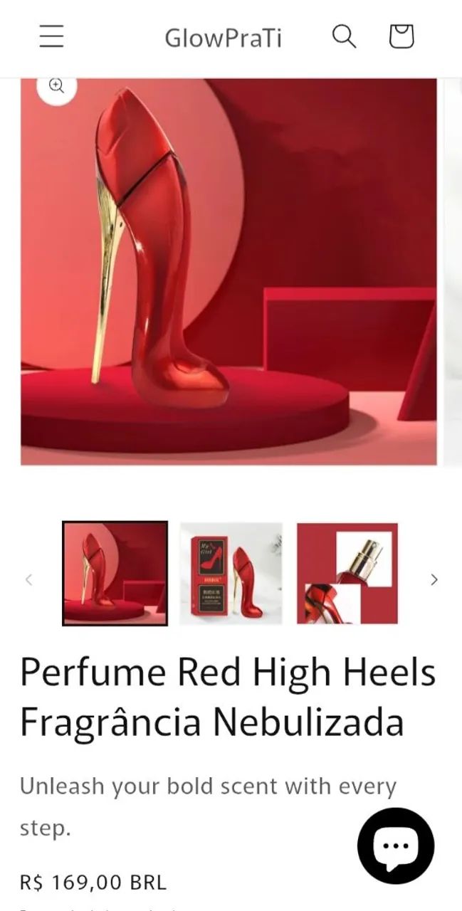 Perfume red high heels - Foto 5