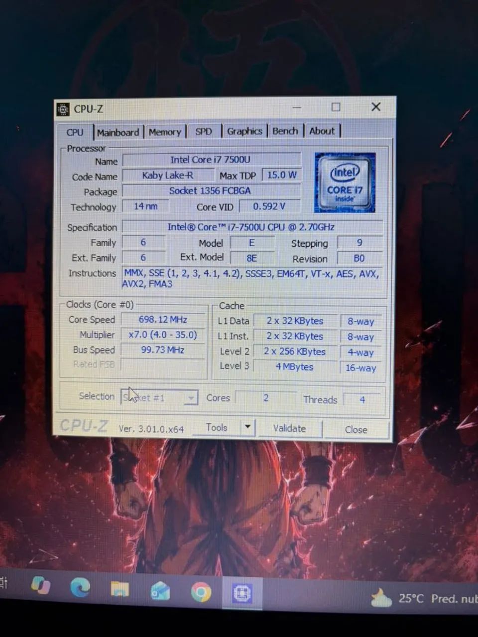 Notebook Acer i7 7ª Geração  - Foto 3