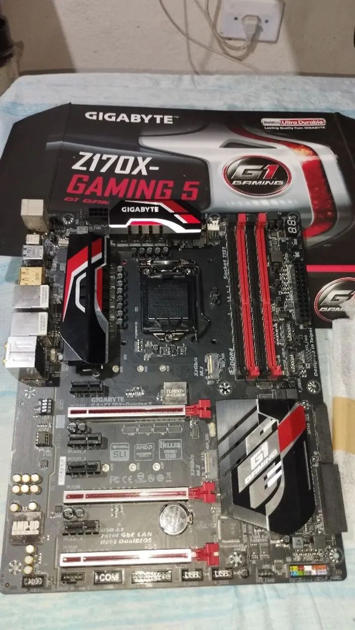 Placa-Mãe Gigabyte GA-Z170X-Gaming 5 - Completa na Caixa (Impecável)