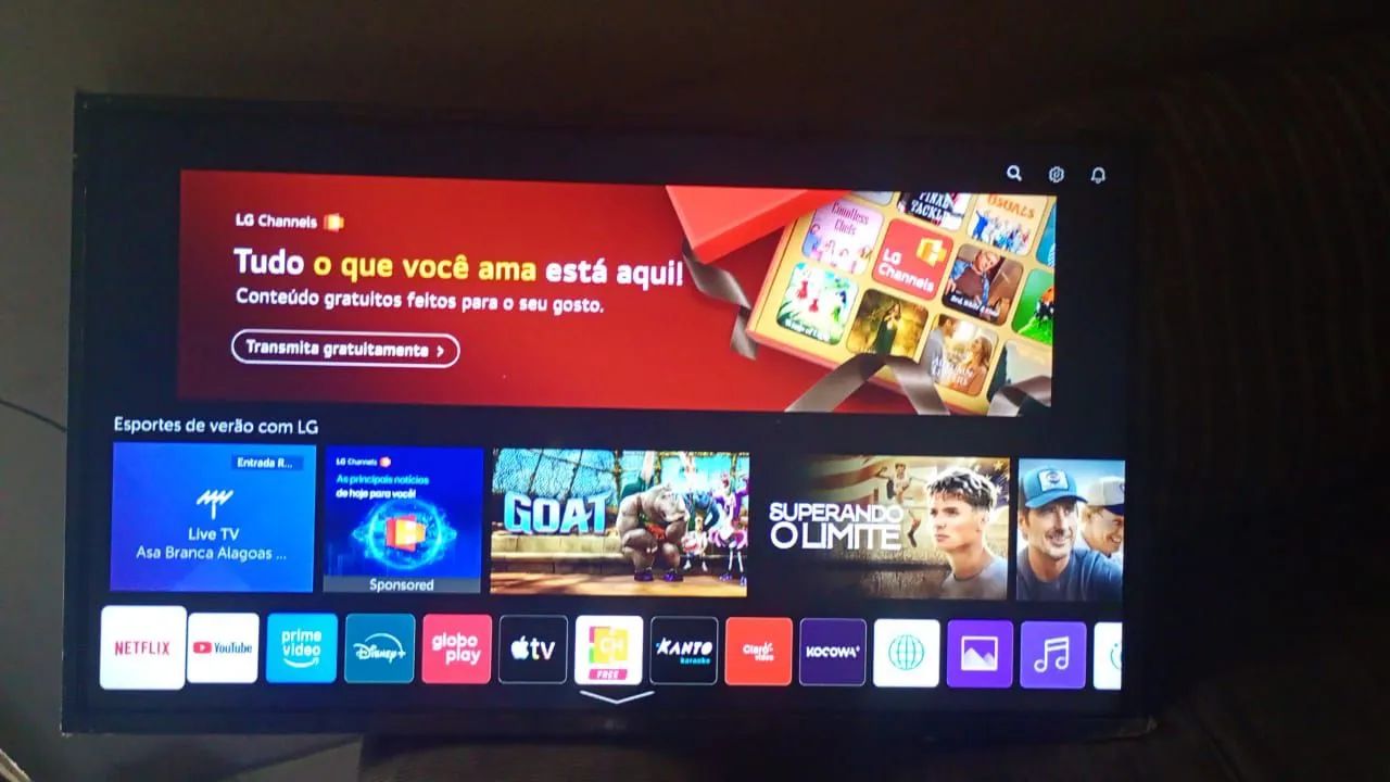 Smartv LG 43 polegadas pega bluetooth 