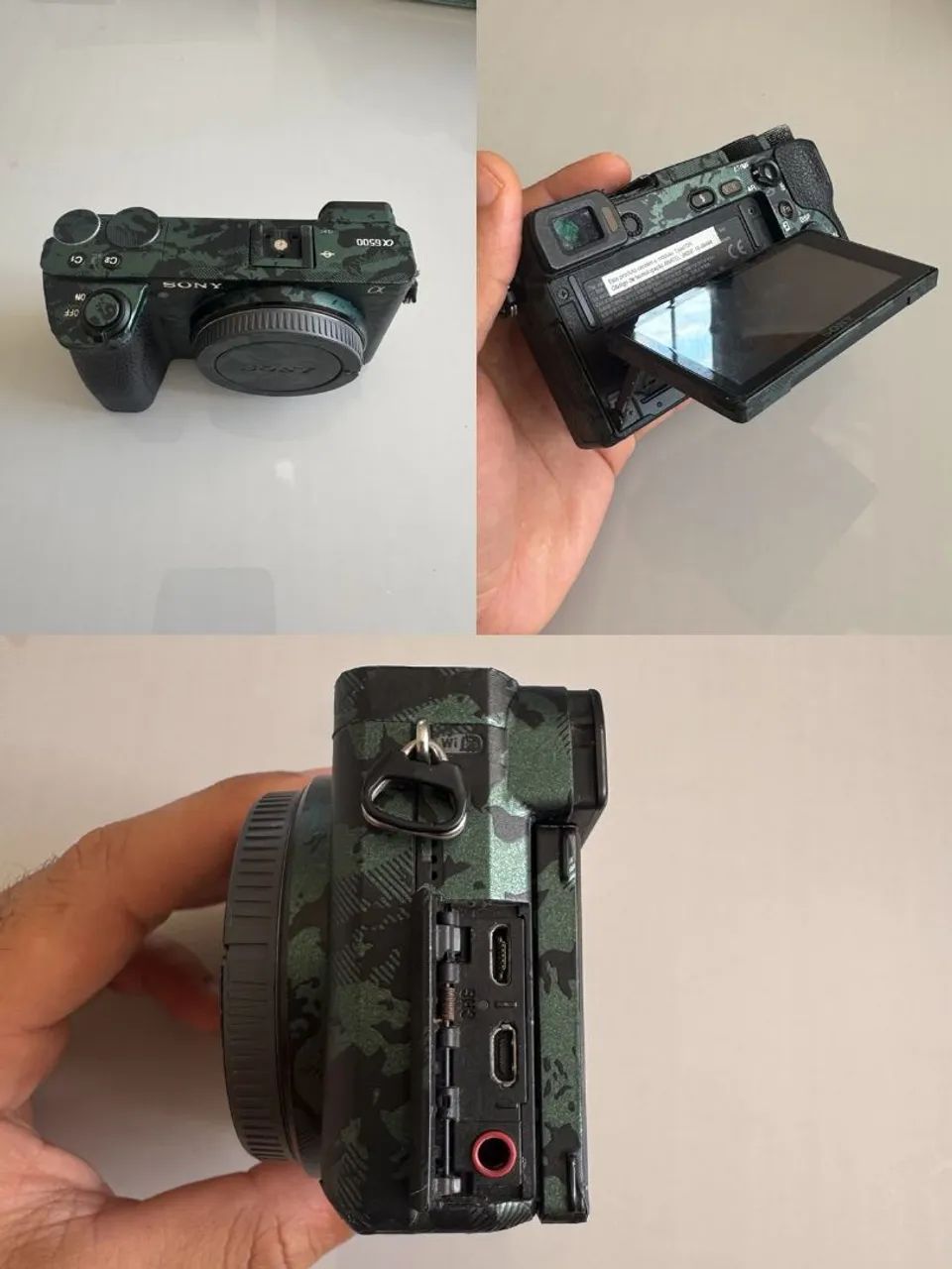 Câmera Sony a6500 Mirrorless 4K 120fps E-Mount APS-C - Foto 4