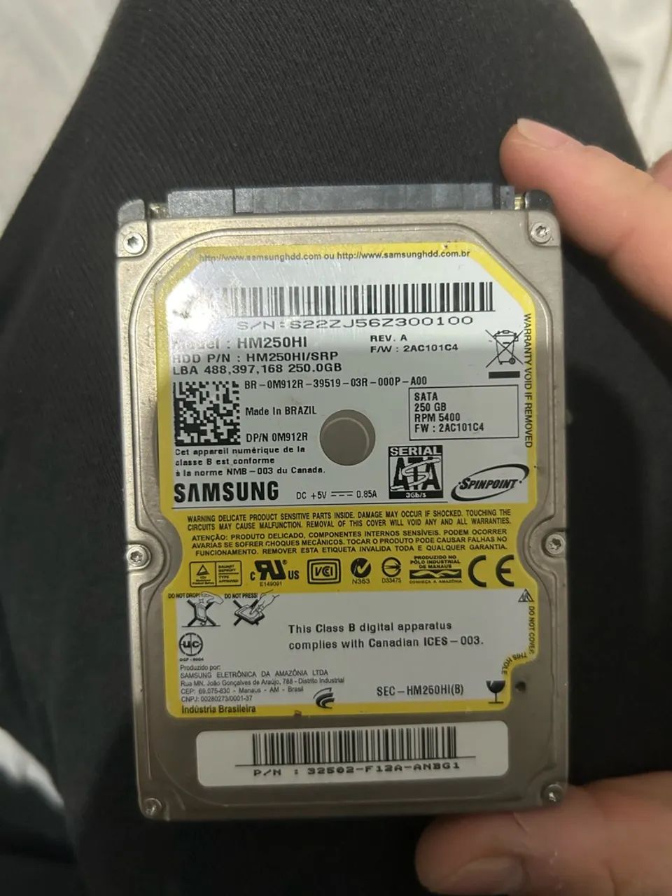 Hd 250gb em perfeito estado e com Windows 10 - Foto 2