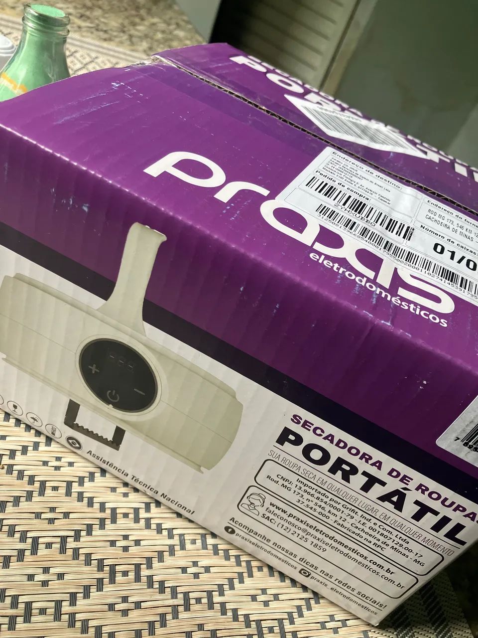 Secadora Portátil de Roupas PRAXIS