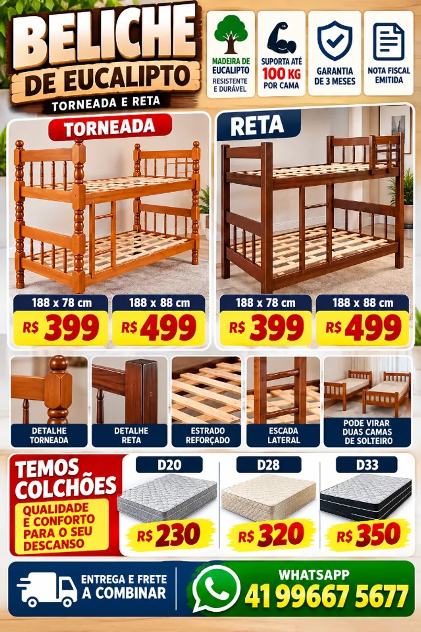BELICHE NOVA A PRONTA ENTREGA